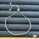 Pulseira Luxo Rivieira Prata 925 - 2mm e 19cm - Joia Elegante