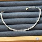 Pulseira Luxo Rivieira Prata 925 - 3mm e 19cm