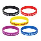Pulseira Lyndong Kit com 5 Unidades Silicone para Diabetes Tipo 2
