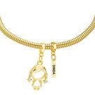 Pulseira Madrinha De Menina Berloque Banhado a Ouro 18k Pulseira Madrinha De Menina Berloque Banhado a Ouro 18k