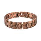 Pulseira Magnética Cor Cobre Vermelho Para Homens E Mulheres, Dupla Fileira, Energia Saudável, Joia