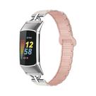 Pulseira Magnética De Silicone Para Fitbit Charge 6 5 Acessórios Para Relógio Inteligente