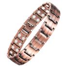 Pulseira magnética Feraco para homens elegante, 99,99% de cobre sólido