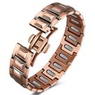 Pulseira magnética masculina de cobre Jecanori, ajustável de 23 cm
