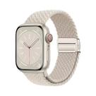 Pulseira Magnética Trançada De Nylon Para Apple Watch Ultra 9 8 7 6 5 4 3 SE 44 40mm Com Laço