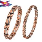 Pulseira magnética Vicmag 99,9% de cobre sólido puro para mulheres