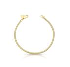 Pulseira Malha Snake 2 mm Banhada a Ouro - Joia Elegante