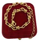 Pulseira Marroquina 5mm Feminina Banhado a Ouro