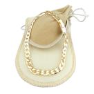 Pulseira Masculina 18cm 6mm Largura Folheado Ouro 18k PL489 Pulseira Masculina 18cm 6mm Largura Folheado Ouro 18k PL489
