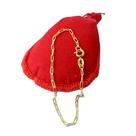 Pulseira Masculina 21cm 2mm Largura Folheado Ouro 18k PL514