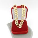 Pulseira Masculina 22cm 1cm Largura Folheado Ouro 18k PL450 Pulseira Masculina 22cm 1cm Largura Folheado Ouro 18k PL450