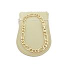 Pulseira Masculina 22cm 7mm Largura Folheada Ouro 18k PL107 Pulseira Masculina 22cm 7mm Largura Folheada Ouro 18k PL107