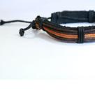 Pulseira Masculina 6 Tiras Trançadas em Couro e Corda Cores