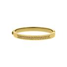 Pulseira Masculina Bracelete Pai Nosso Banhado a Ouro 18k Semi joia Antialérgico Fecho Click