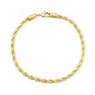 Pulseira masculina cordão baiano joia antialérgica banhada em ouro 18 k.