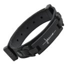 Pulseira Masculina De Couro Jesus Preta Envio Imediato Pulseira Masculina De Couro Jesus Preta Envio Imediato