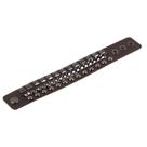 Pulseira masculina de couro marrom escuro com tachas e rebites