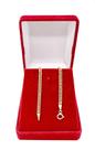 Pulseira Masculina De Ouro 18k 20cm Elo Duplo Grumet