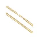 Pulseira Masculina Elo Duplo Grossa Ouro 18k 750