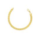 Pulseira Masculina Escovada - Banhada em Ouro 18k