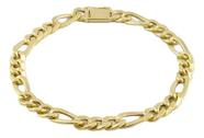 Pulseira Masculina Grumet 3x1 20 Cm Ouro 18k 750 Pulseira Masculina Grumet 3x1 20 Cm Ouro 18k 750