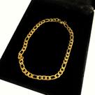 Pulseira Masculina Grumet 3x1 mm Bracelete Banhada Ouro 18k Pulseira Masculina Grumet 3x1 mm Bracelete Banhada Ouro 18k