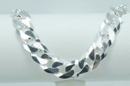 Pulseira Masculina Italiana Grumet 12mm Em Prata 925
