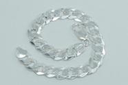 Pulseira Masculina Italiana Grumet 7.5mm Em Prata 925-maciça