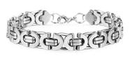 Pulseira Masculina Klaus Bizantino Em Aço Inoxidável Pulseira Masculina Klaus Bizantino Em Aço Inoxidável