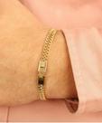 Pulseira Masculina Malha Lacraia 19cm