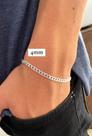 Pulseira Masculina na Prata 925 legítima, com Certificado de Garantia Pulseira Masculina na Prata 925 legítima, com Certificado de Garantia