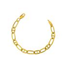 Pulseira Masculina Oitinho 7 mm - Banhada em ouro 18k