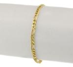 Pulseira Masculina Ouro 18k 750 Grumet 3x1 3.0 19 Cm Garant.