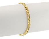 Pulseira Masculina Ouro 18k 750 Grumet 3x1 4.6 21 Cm Linda Pulseira Masculina Ouro 18k 750 Grumet 3x1 4.6 21 Cm Linda