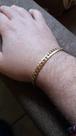 Pulseira Masculina Ouro 18k 750 Grumet Grossa Fecho Gaveta