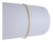 Pulseira Masculina Ouro 18k 750 Grumezinha 17 Cm Novidade