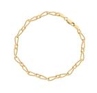 Pulseira Masculina Ouro 18k Grumet 1x1