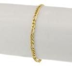 Pulseira Masculina Ouro 18k Grumet 3x1 3.0 22 Cm Certificado