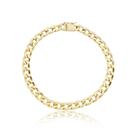 Pulseira Masculina Ouro 18k Grumet Grossa Fecho Gaveta