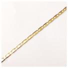 Pulseira Masculina Piastrine 18cm X 2mm Em Ouro 18k-750