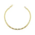 Pulseira Masculina Piastrine 1x1 6mm- Banhado em ouro 18k