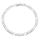 Pulseira Masculina Prata 925 Modelo 3e1 4.5 Mm 22 Cm Pulseira Masculina Prata 925 Modelo 3e1 4.5 Mm 22 Cm