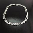 Pulseira Masculina Prata Italiana Maciça 925 Grumet 5 Mm Pulseira Masculina Prata Italiana Maciça 925 Grumet 5 Mm