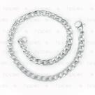 Pulseira Masculina3x1 2,5mm Prata 925 Legitíma