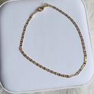 Pulseira Masculinas Folheada a ouro 18k 22 cm