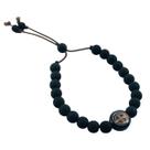 Pulseira Medalha de São Bento Emborrachada Elástica Preta 6 mm Pulseira Medalha de São Bento Emborrachada Elástica Preta 6 mm