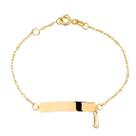 Pulseira Melindrosa Infantil com Figa em Ouro 18k Pulseira Melindrosa Infantil com Figa em Ouro 18k