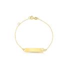 Pulseira Melindrosa Infantil de Ouro 18k Menino Pulseira Melindrosa Infantil de Ouro 18k Menino