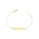 Pulseira Melindrosa Infantil em Ouro 18k com Coração Pulseira Melindrosa Infantil em Ouro 18k com Coração