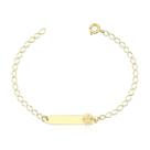 PULSEIRA MELINDROSA MENINa NOME BONECA OURO 10K M10 PULSEIRA MELINDROSA MENINa NOME BONECA OURO 10K M10